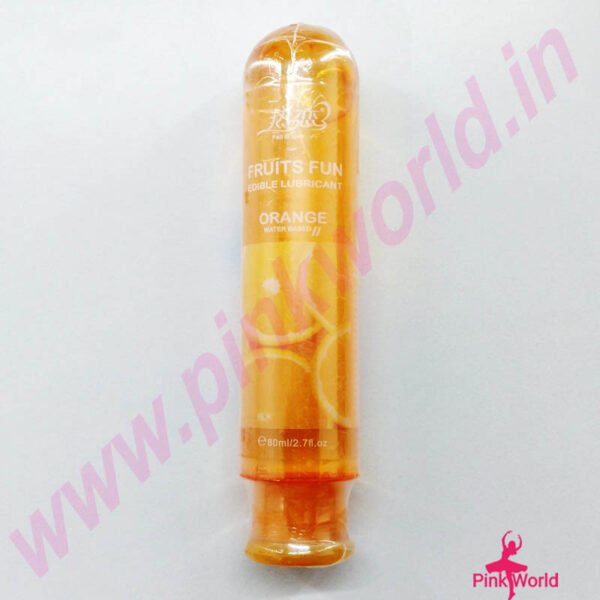 Fruits Fun Orange Flavored Water-Base Lubricant – 80ml. - Image 4