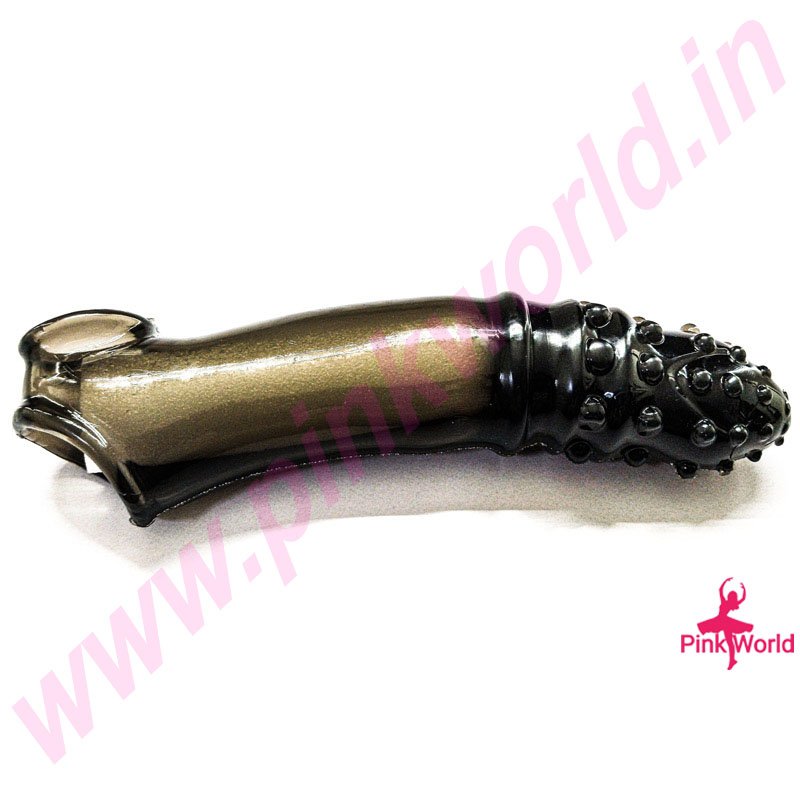 Wolf’s Fang Transparent Black Silicone Condom. - Image 4